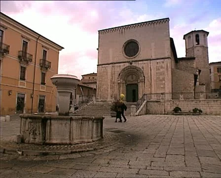 LAQUILA st peter in coppito Video stock 11121636