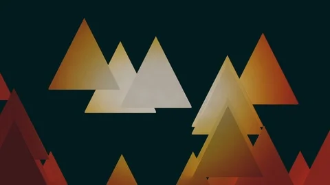 Large 2D animated triangular background with random movements Stock Footage 104043207