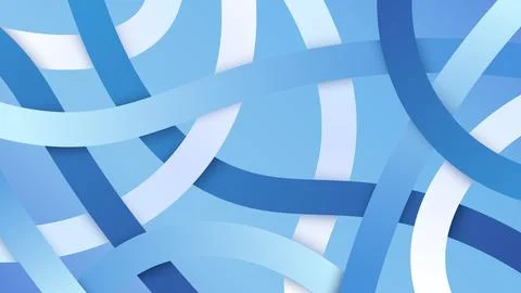 Large abstract gradient lines intersect in various directions. Vector Stock Illustration