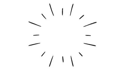Large accent burst, loopable hand drawn doodle animation Stock Footage 269705777
