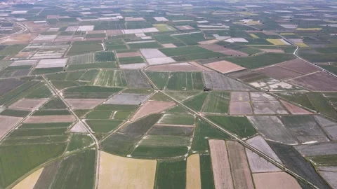 Large Agricultural Lands Vídeo Stock 333272849