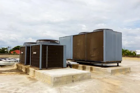 A large air condition 스톡 사진