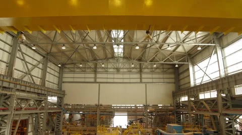 Large Aluminum Processing Plant Stock Footage 62090071