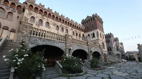 A large and beautiful modern castle 9 Stock Footage 329250996