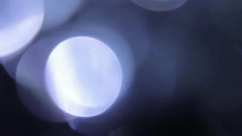 Large and medium-sized pale blue sparkling bokeh Stockbeeldmateriaal 318914994