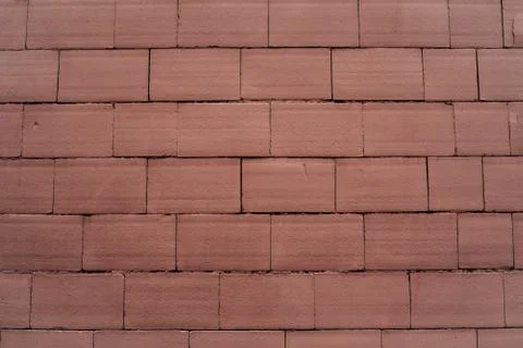 Large and red brick wall texture Stock Photos