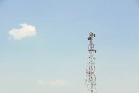 Large antenna Stock Photos