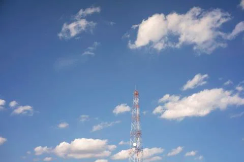 Large antenna Stock Photos