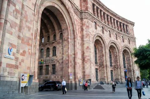 Large arched passage. Stock Photos