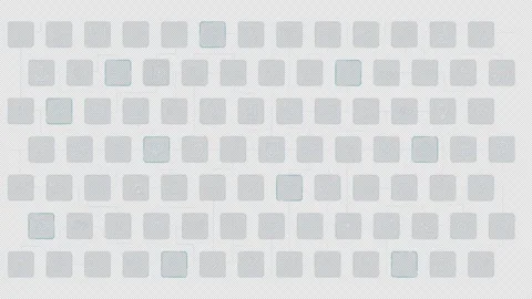 Large array of icons, including symbols of business, science, and technology Stock Footage 327783409