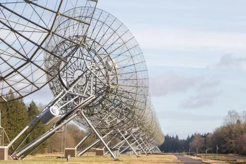 Large array radio telescope Stock Photos