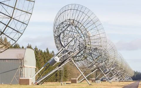 Large array radio telescope Stock Photos