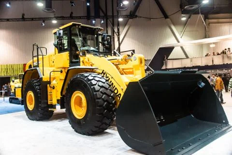 Large Articulated Loader Stock Photos