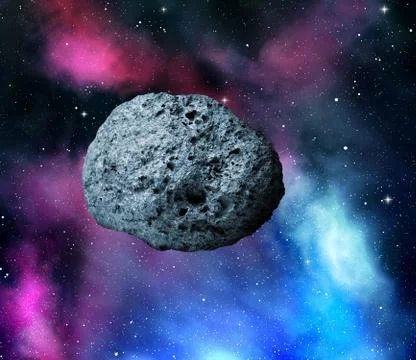 Large asteroid  Stock Photos