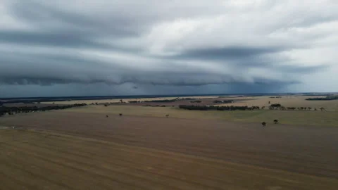 Large Australian Supercell 2 Stock Footage 260681153