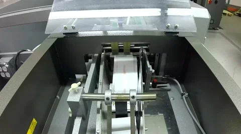 Large automated card making machine assembly line Видео 40065563