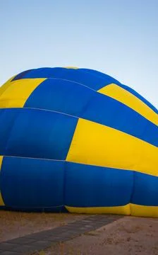 A large balloon lies on the ground Stock Photos