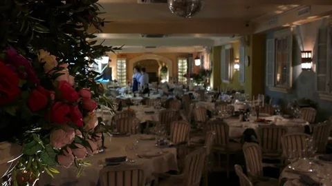 A large banquet hall 스톡 동영상 69768689