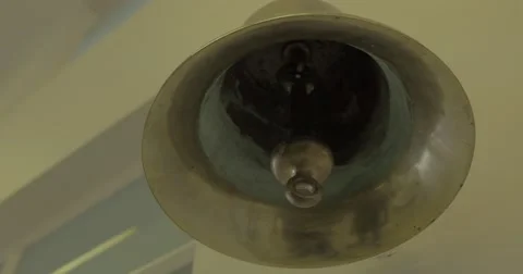 Large bell being rung Stock Footage 40751113
