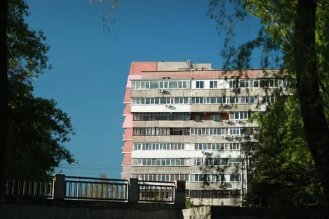 A large big building in the background Stock Photos