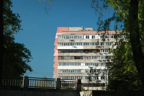 A large big building in the background Stock Photos