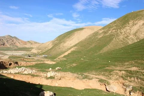 Large big mountains Foto stock