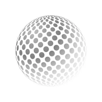 Large Black Digital Globe Design Vector with Bright Spotted Patterned Surfa.. Illustrazione stock