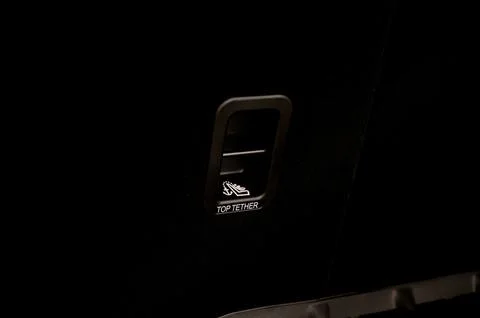 Large black empty car trunk. Open car trunk close up Stock Photos