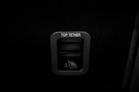 Large black empty car trunk. Open car trunk close up Stock Photos