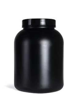 Large Black Plastic Container Stock Photos