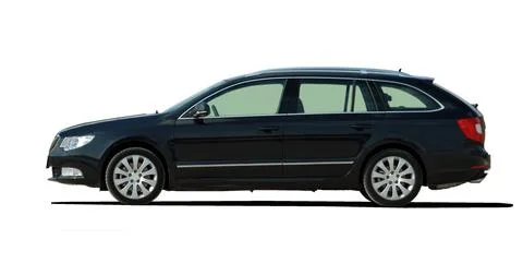 Large black station wagon Фото