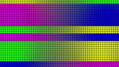 Large blocks of different colors in a gradient move up and down and open Stock Footage 282401393