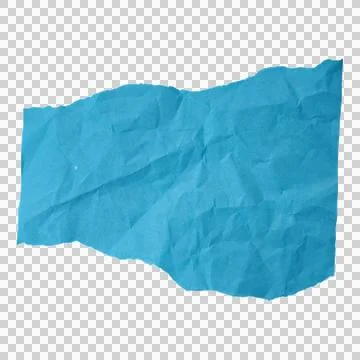 Large Blue Torn Paper Note Box Template Stock Illustration
