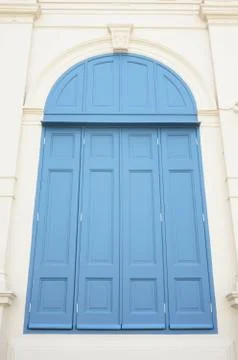 Large blue windows Stock Photos