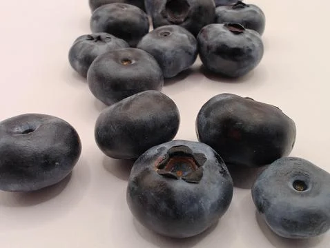 Large blueberries Foto stock