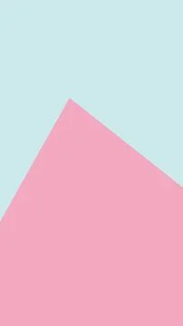 A large blush triangle rises from the lower frame against a pale blue field.. Stock Illustration