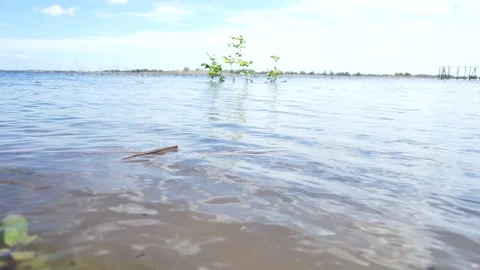 A large body of water Stock Footage 132353848
