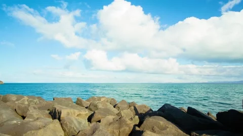 A large body of water Stock Footage 155584420