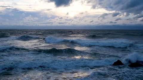 A large body of water Stock Footage 155593504