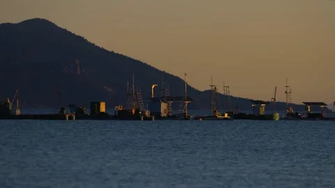 A large body of water Stock Footage 155593759