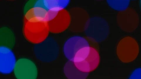 Large bokeh lights background for party Stock Footage 126613442