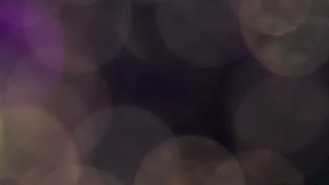 Large bokeh moving side by side to the left Video stock 318664548