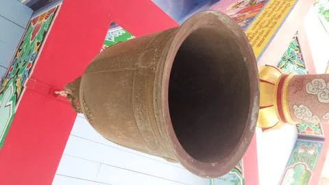 Large Brass Bell 库存照片