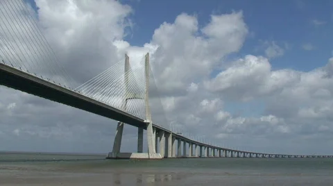 Large bridge time lapse 動画素材 275784