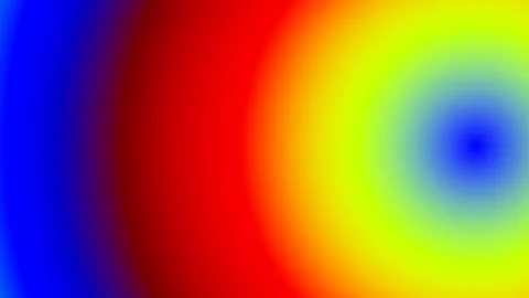 Large Broad Bright Radial Gradient Transition Blue to Black Interesting Chang Video stock 153936600