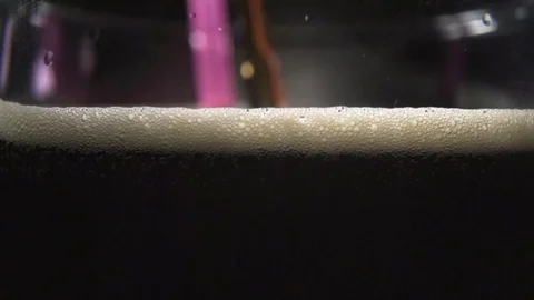 Large bubbles cola in the glass. 動画素材 84042135
