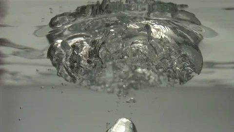 Large Bubbles Rise to Surface Stock Footage 76155832