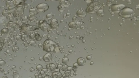 Large Bubbles Sink and Rise Stock Footage 75946547