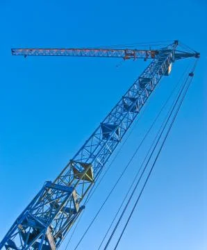 Large building crane. Stock Photos