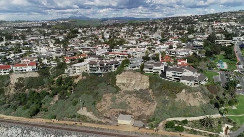 A large building with a mountain in the background Stock Footage 155465600